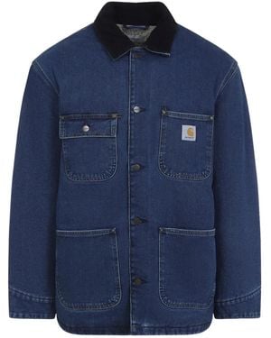 Carhartt Og Chore コーデュロイカラーデニムジャケット - ブルー