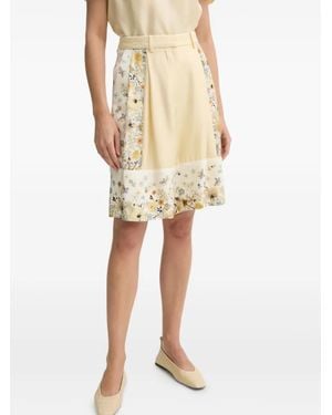 Munthe Short À Empiècements Plissés - Neutre