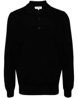 MAN ON THE BOON. Pull En Cachemire À Col Polo - Noir