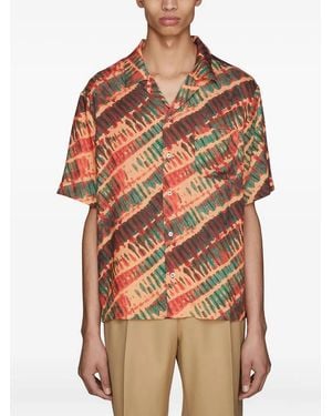 Missoni プリント ショートスリーブシャツ - レッド