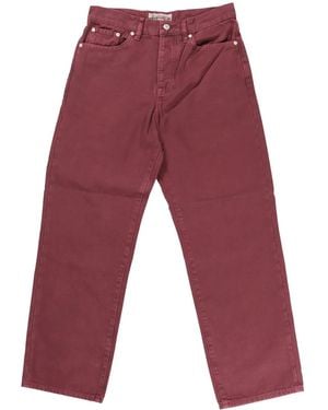 Stussy Big Ol ガーメントダイ ジーンズ - レッド
