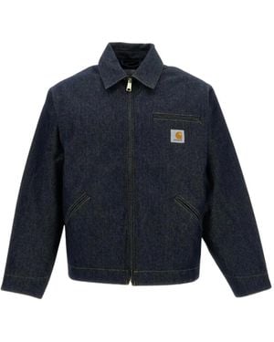 Carhartt Og Detroit Jacket - Blue