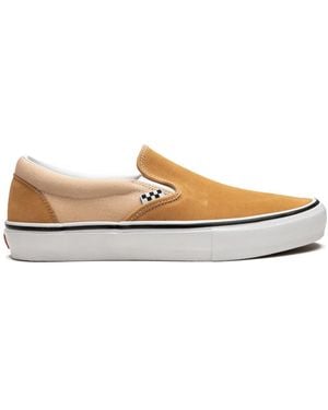 Vans Baskets Skate À Design Sans Lacets - Orange