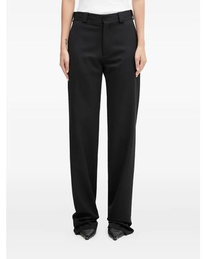 Vetements Wool-Blend Trousers - Black