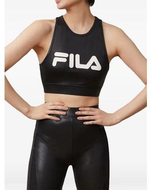 Fila Teagan Cropped Tank Top - Black