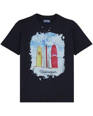 Vilebrequin Surfs Up T-shirt Navy - Blue