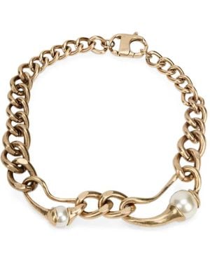 Weekend by Maxmara Pearl-Embellished Necklace - Metallic
