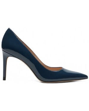 Stuart Weitzman Stuart Power Pointed-Toe Pumps - Blue