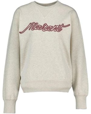 Isabel Marant Marant Etoile Rise Cotton Sweatshirt - White