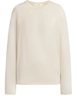 12 STOREEZ Top A Maniche Lunghe - Neutro