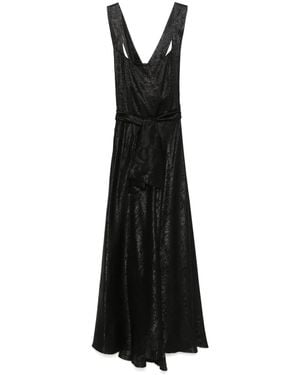 Baruni Vestido Largo Monarda - Negro
