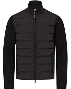 Orlebar Brown Merino Wool Padded Zip Jacket - Black