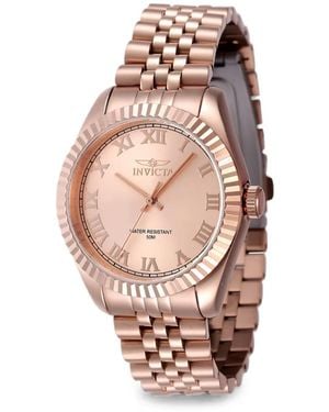 INVICTA WATCH Specialty Fluted-Bezel 36Mm Watch - Pink