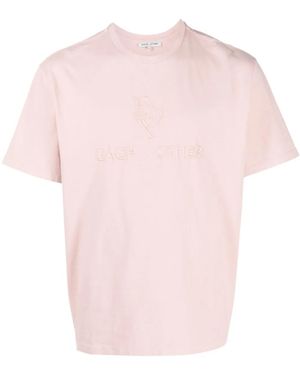 Each x Other T-Shirt Mit Logo-Stickerei - Pink