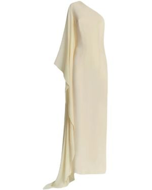 Taller Marmo Jasmine Draped Maxi Dress - Natural