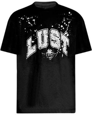 John Richmond Graphic-Print T-Shirt - Black