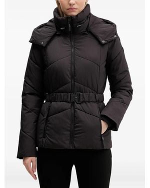 Desigual Zip-Fastening Padded Jacket - Black