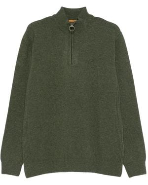 Barbour Pullover mit Reißverschluss - Grün