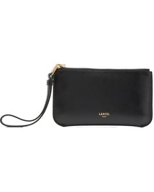 Lancel Leather Clutch Bag - Black