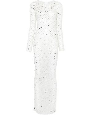 Paris Georgia Basics Sequin-Embellished Maxi Dress - White