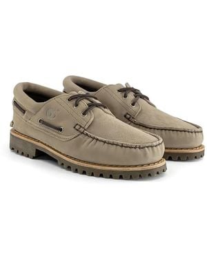 Timberland Zapatos Náuticos Mix Tape - Gris