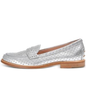 Tod's Stud-Embellished Loafers - White