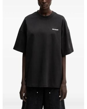 WRSTBHVR T-Shirt Dejo Con Stampa - Nero