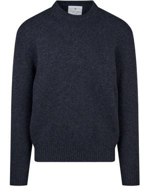 Seven Gauge Wool Sweater - Blue