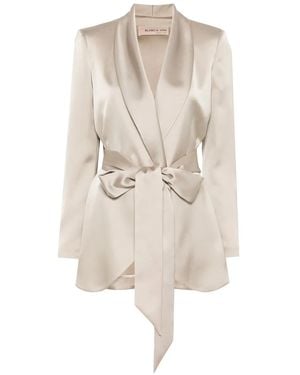 Blanca Vita Grea Blazer - White