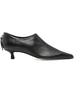 Aeyde Virun pointed-toe kitten-heel boots - Schwarz