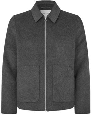 Samsøe & Samsøe Sapaulo Zip-Up Jacket - Grey