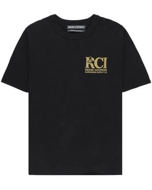 Reese Cooper Gardening Cotton T-Shirt - Black