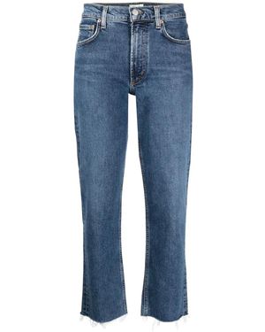 Agolde Jeans Dritti Crop Kye - Blu