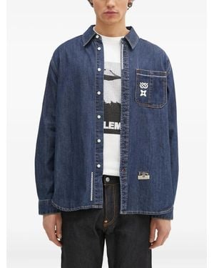 Evisu Pocket Graphic Shirt - Blue