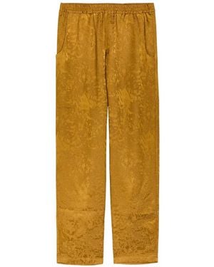 Delos Pantalones De Chándal Con Tejido En Jacquard - Amarillo