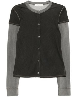 Our Legacy Sudadera a capas - Negro