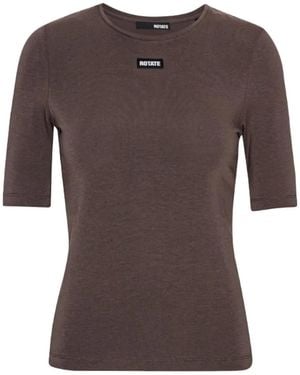 ROTATE BIRGER CHRISTENSEN Short-Sleeve T-Shirt Molé - Brown