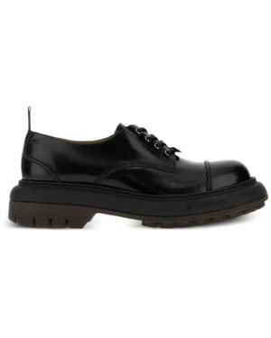 Givenchy Zapatos Derby Cargo De Cuero - Negro