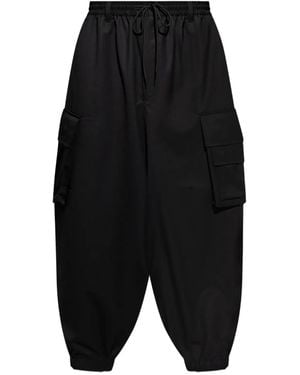 Y-3 ドローストリング カーゴパンツ - ブラック