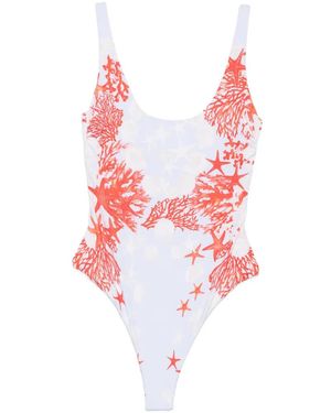 Mazzei Scoop-Neck Swimsuit - White