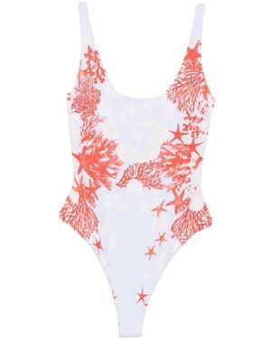 Mazzei Scoop-Neck Swimsuit - White