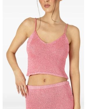 Paramidonna Bruna V-Neck Top - Pink