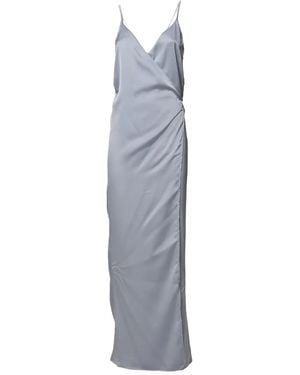 Nineminutes Draped Slip Dress - Grey