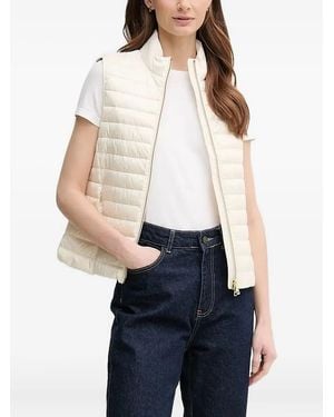 Geox Gilet Jaysen Con Zip - Bianco