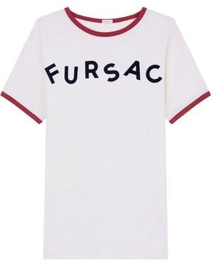 Fursac Logo-Print T-Shirt - White