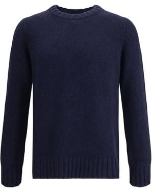 Aragona Crew-Neck Jumper - Blue