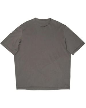 DEVOA Short-Sleeved Cotton T-Shirt - Grey