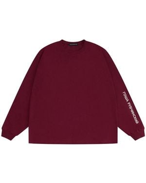 Gosha Rubchinskiy Logo-Print Oversized T-Shirt - Red
