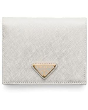 Prada 二つ折り財布 - ホワイト