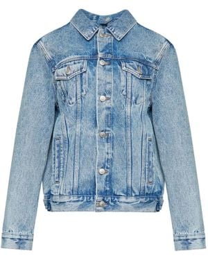 MM6 by Maison Martin Margiela Light-Wash Denim Jacket - Blue